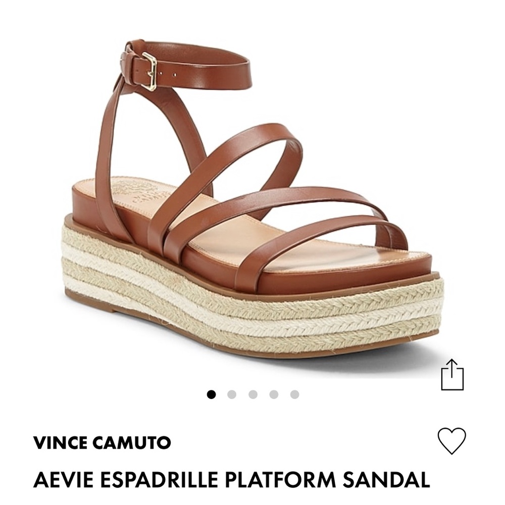 Vince Camuto platform espadrille sandal
